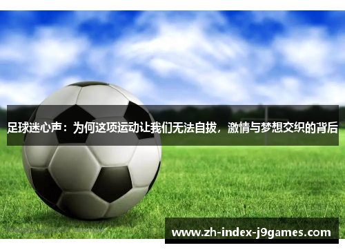 足球迷心声：为何这项运动让我们无法自拔，激情与梦想交织的背后